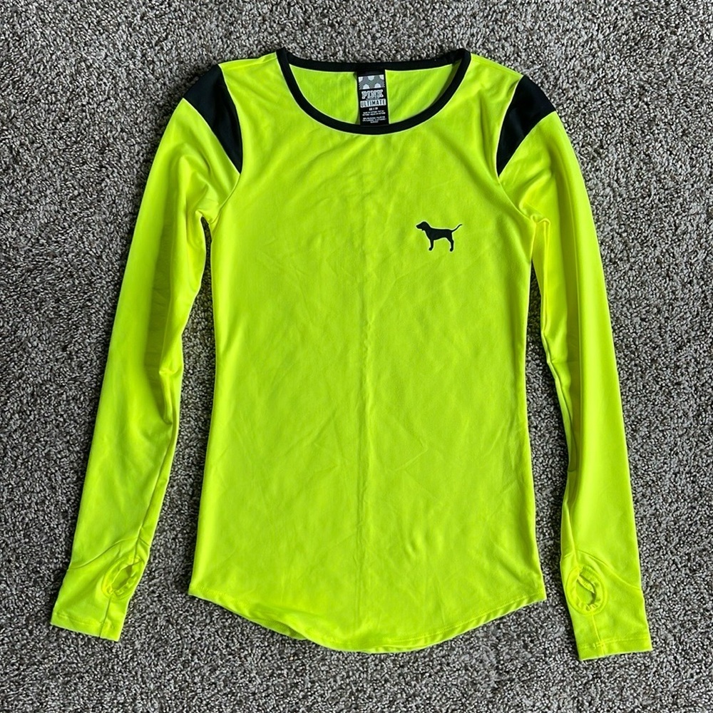 PINK Victoria’s Secret Ultimate Long Sleeve Workout Shirt - Size XS